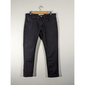 Tailor Vintage Black Denim Canaan Slim Fit Jeans Men Size 36